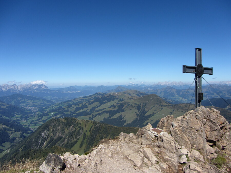 Gipfelkreutz en Kitzbüheler Horn