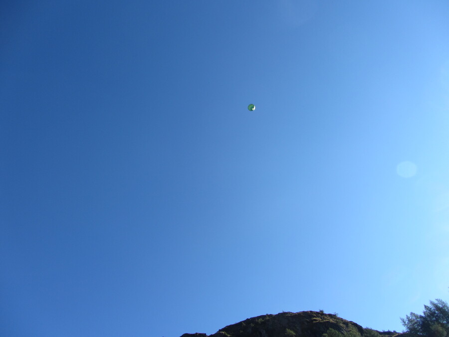 Er kwam een luchtballon over
