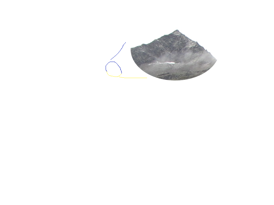 Op het topje van de Wildenkogel was een beetje verse sneeuw gevallen