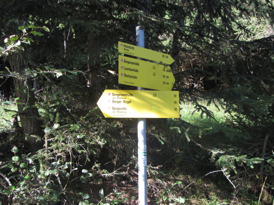 Naar de Berger Kogel via het Wetterkreuz