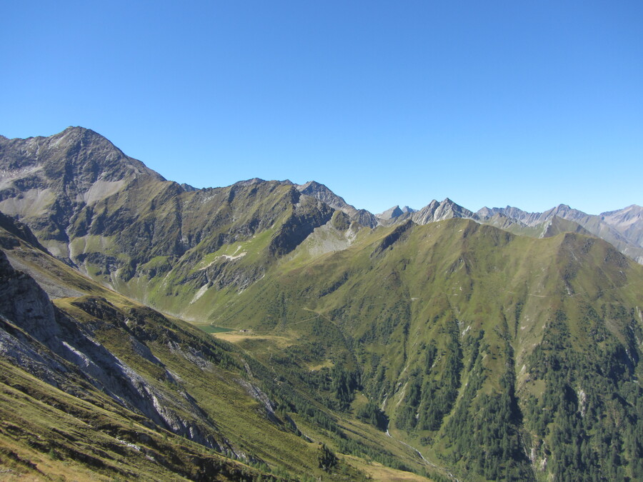 De Berger See zelf was nu ook te zien, met de hut aan de oever