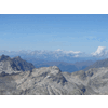 De Wilder Kaiser kwam een klein beetje uit de wolken