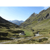 Uitzicht over de hut richting de Las&ouml;rlingruppe