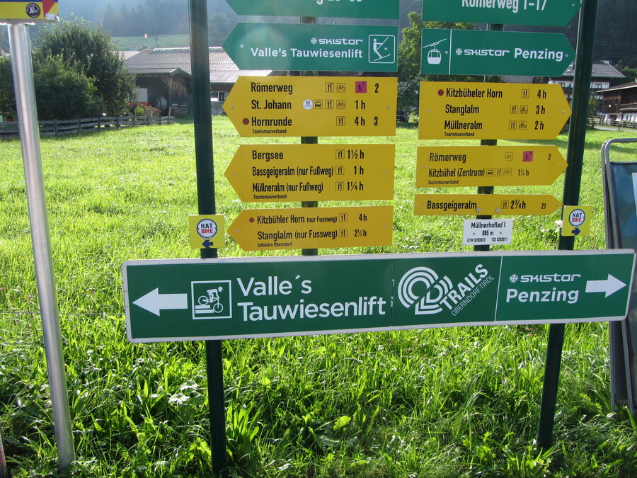 Naar de Kitzbüheler Horn, via de route naar links