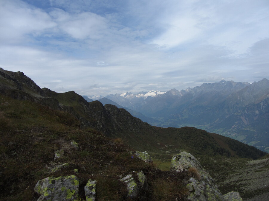 Uitzicht over de Zunigsee, de Ganitzle en het Virgental