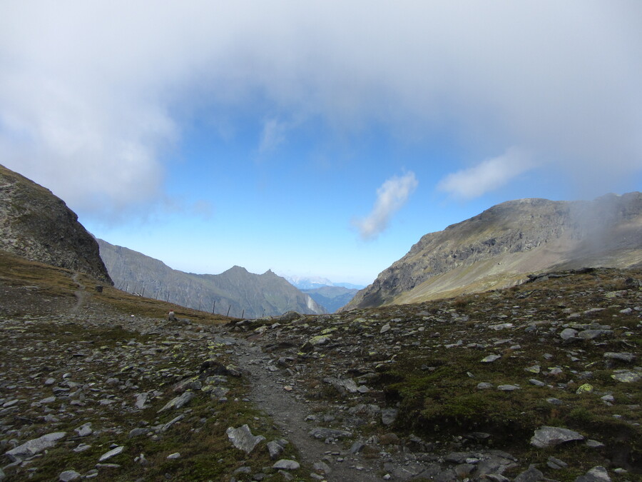 Richting het noorden was de Wilder Kaiser zichtbaar