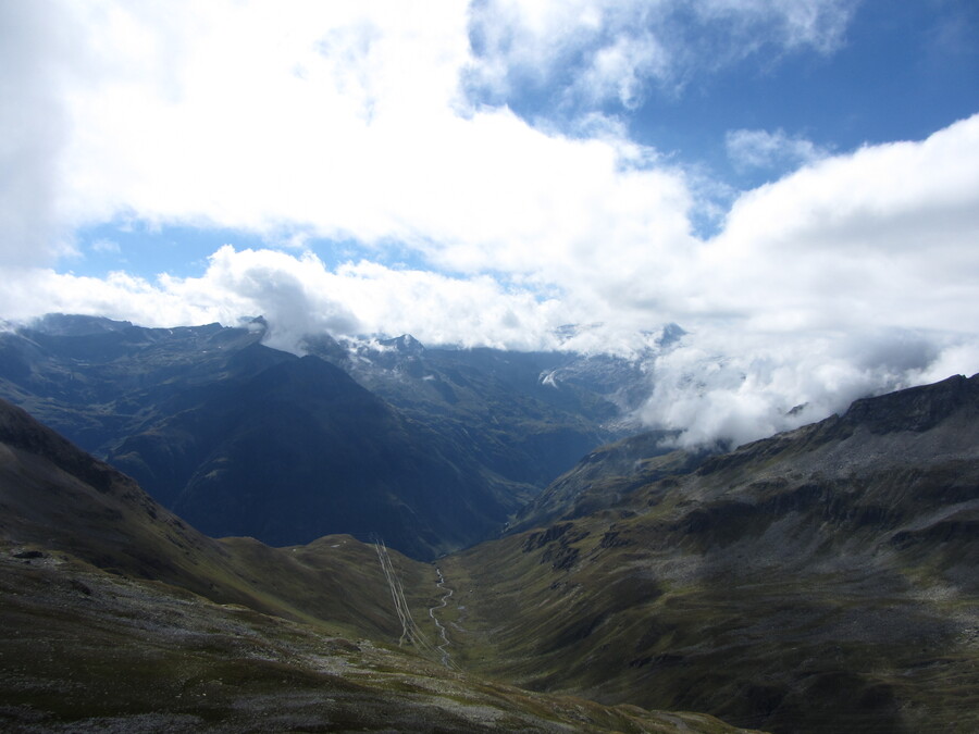 De Wildenkogel bleef zo'n beetje de hele dag wolken maken