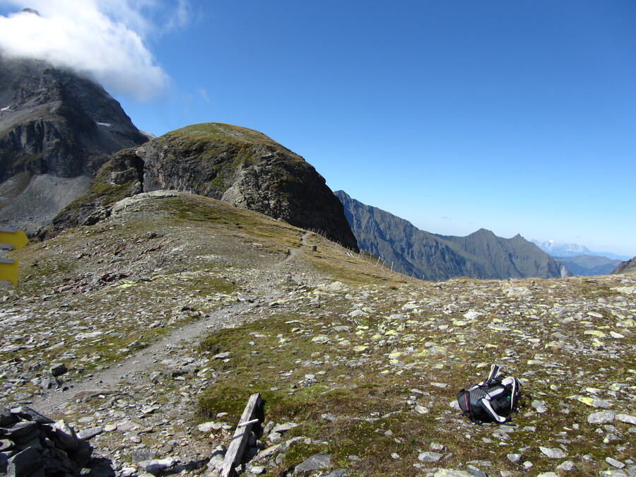 Terug bij de Alter Tauern, richting de Weinbichl. Hier stond wel een enthousiast windje.