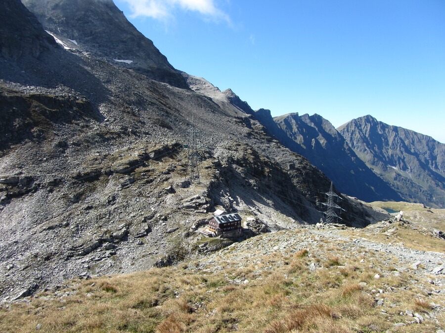 En daar is dan de St. Pöltner Hütte