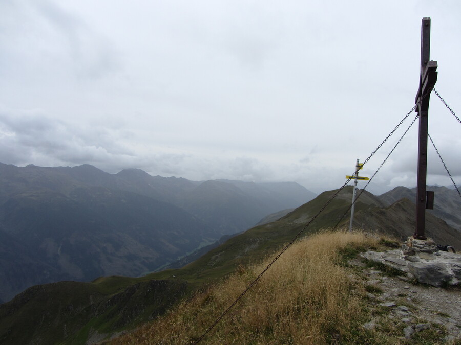 Het Gipfelkreuz van de Griften (Zupalkogel) had scheerkettingen