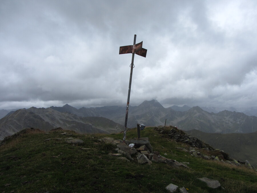 Het Gipfelkreuz op de Donnerstein was niet de mooiste van vandaag