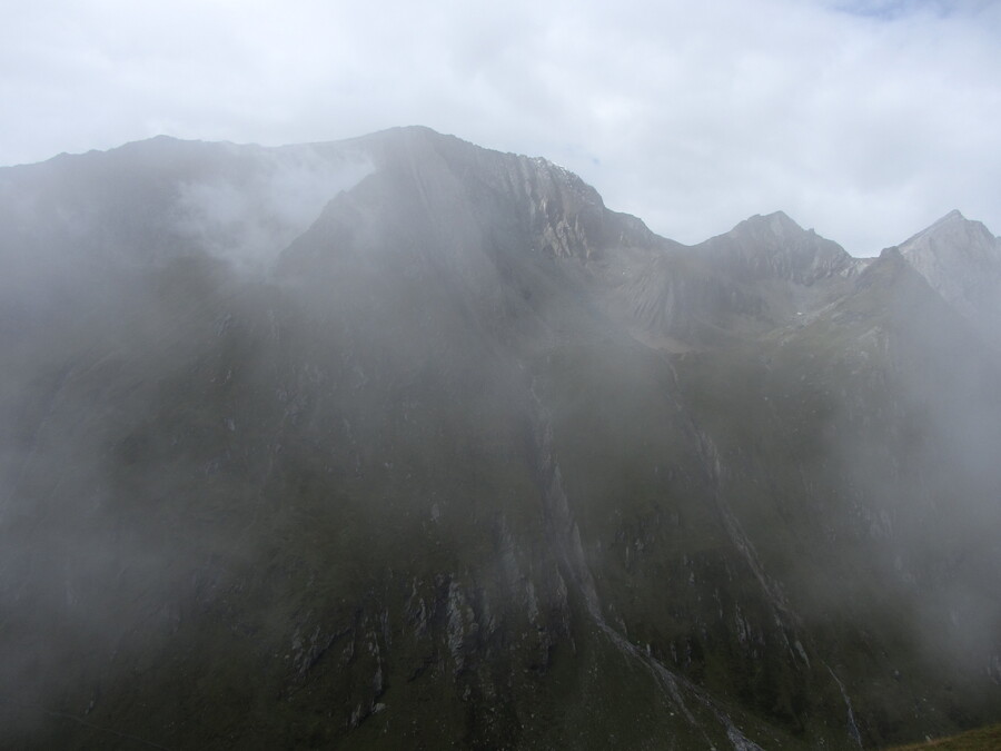 Op de Kreuzspitze lag een beetje verse sneeuw