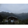 De Wetterkreuzhütte met meer uitzicht richting einde Virgental