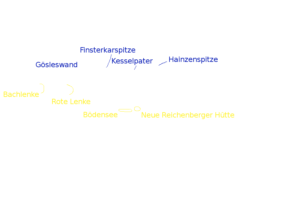 De Neue Reichenberger Hütte kwam in zicht
