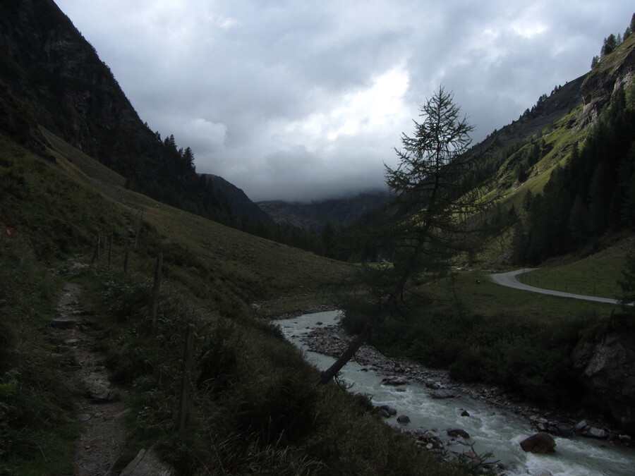 Het ansichtkaarten-uitzicht viel een beetje tegen door de wolken