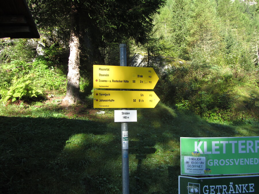 Naar de Essener-u. Rostocker Hütte en de Rostocker Eck
