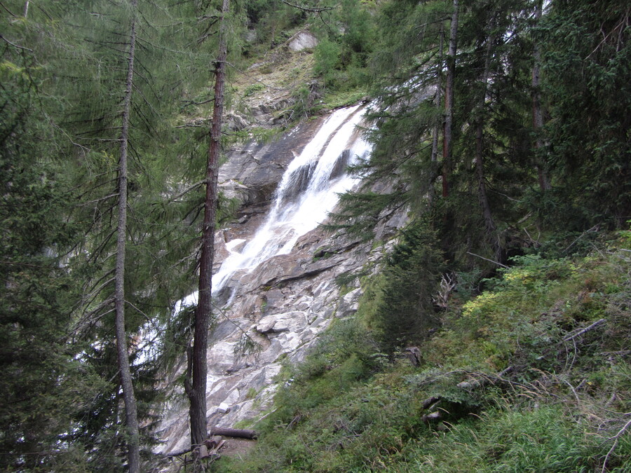 De waterval uit het Kleinbachtal