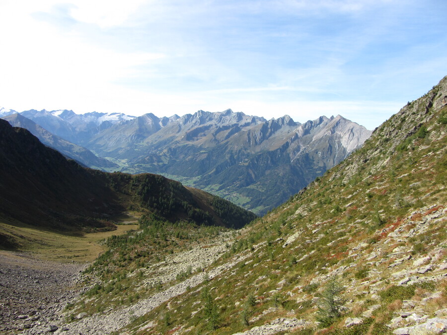 De Zunigsee en vlak daarachter de Ganitzle