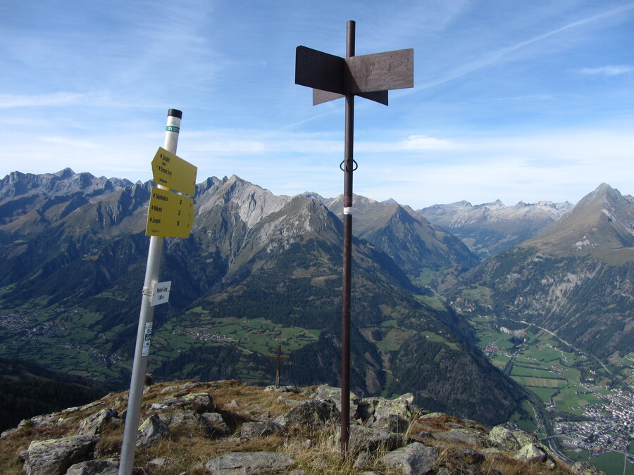 Op de Kleiner Zunig, blik richting Felbertauern